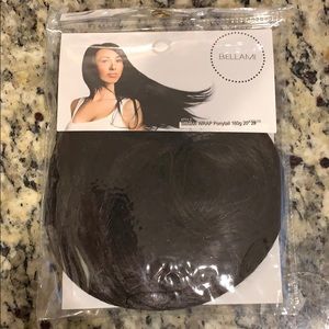 BELLAMI FAUX WRAP PONYTAIL 1 DARK BROWN (2)